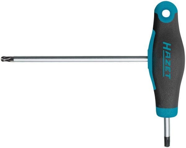 Hazet-schroevendraaier, met T-greep, TORX®-profiel, T20, zeskantig blad, met kogelpunt, 829KKT-T20
