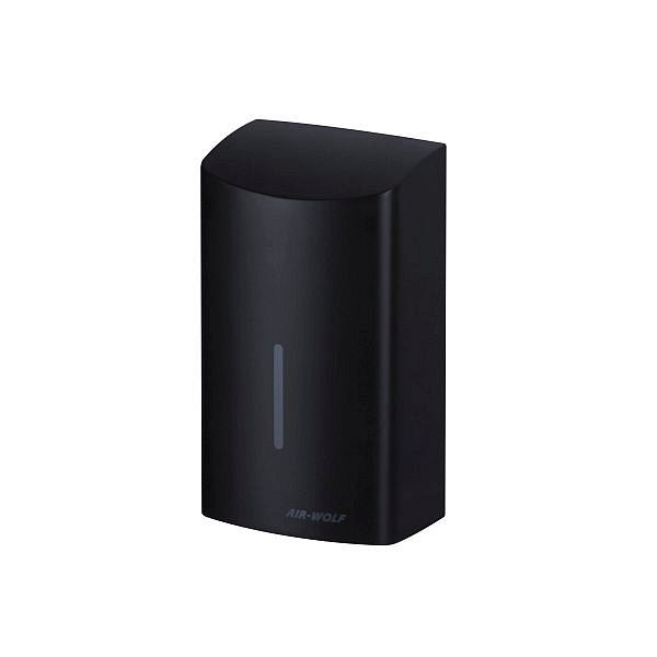 Air Wolf handendroger, serie C, H x B x D: 268 x 153 x 100 mm, zwart roestvrij staal, 10-087