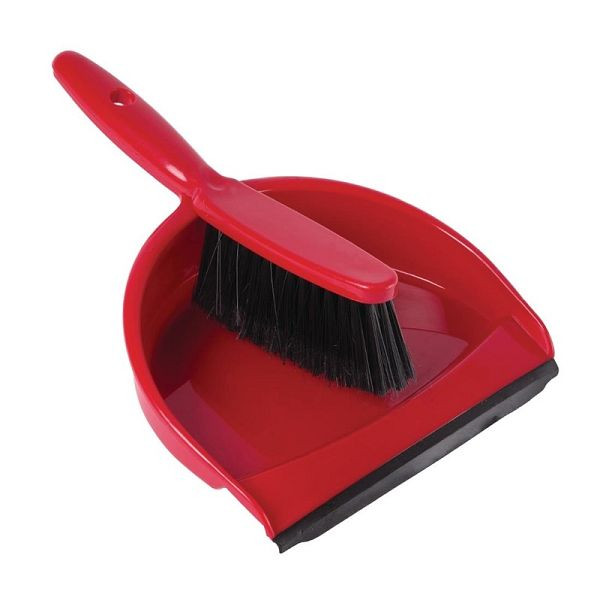 Jantex veegset met zachte haren rood, CC931