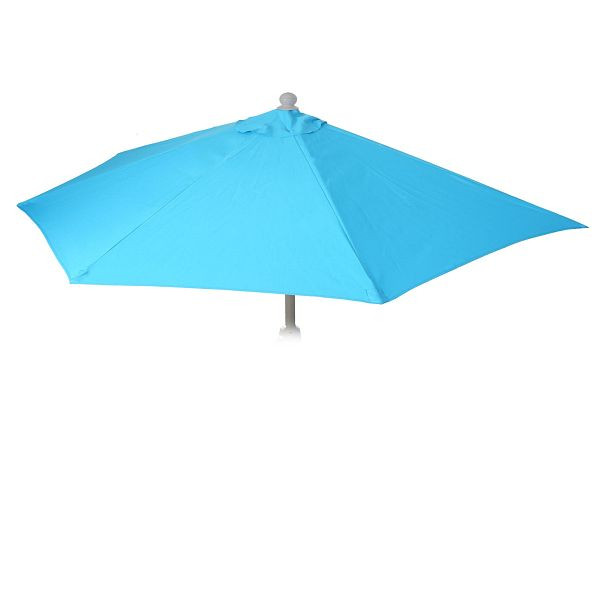 Mendler vervangende hoes voor parasol halfronde Parla, parasolhoes vervangende hoes, 270cm stof/textiel UV 50+ 3kg, turkoois, 81665