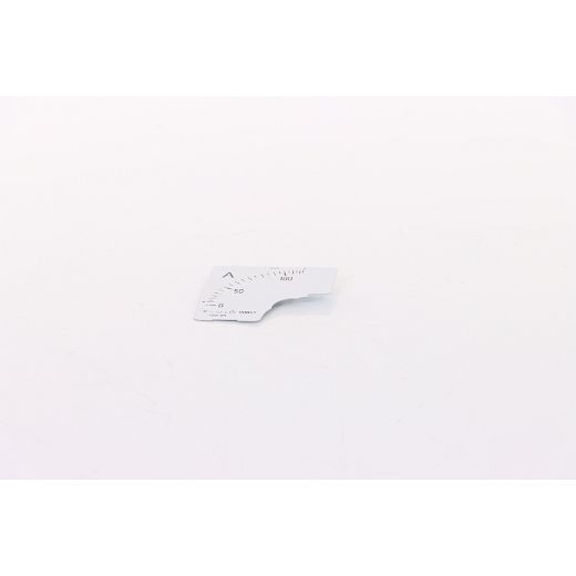 ELMAG schaal 0-125A voor ampèremeter 72x72mm, 9503782