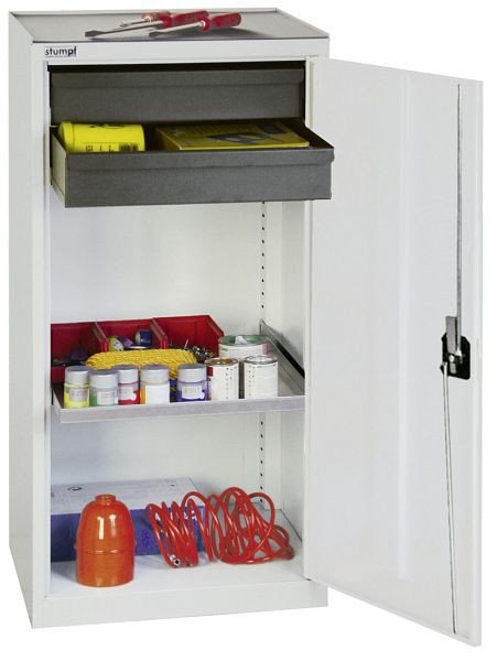 stumpf gereedschaps- en materiaalkast serie 3000, 7035/7035, 2 laden 100 mm, 1 bakbodem, 3001207