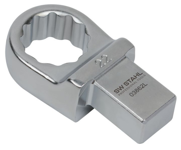 SW-Stahl steeksleutel, 22 mm, SW 22 vierkante dop 14 x 18 mm, 03862L