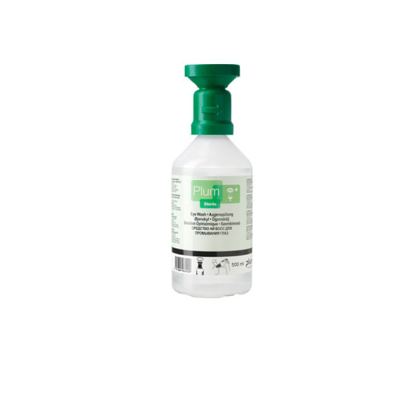 Stein HGS HGS oogspoelfles met 0,9% natriumchloride-oplossing, 500 ml/ca. 5 minuten, 25896