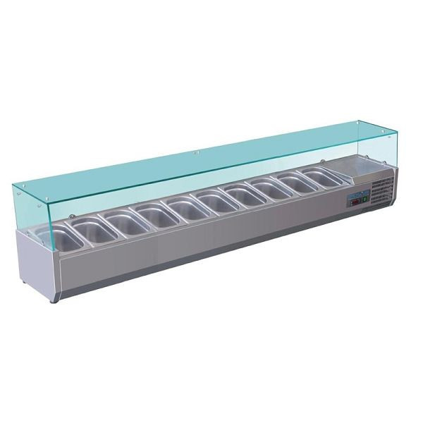 Polar top koelvitrine 10 x GN1/4, G611