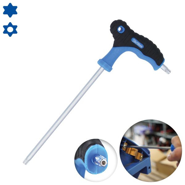 Brilliant Tools T-Handle Torx® met kopgat Stiftsleutel T20 x 100 mm, BT041014