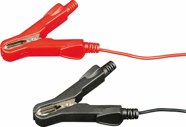 ELMAG laadkabel, inclusief rood/zwarte klemklemmen, lengte: 0,5m, voor MULTICHARGER 14120, 56040