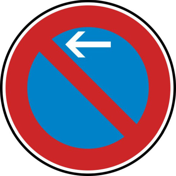 Stone HGS Beperkt stopverbod aan het begin (plaatsing rechts) nr. 286-10, 750 mm / RA1 / platte vorm 2 mm, 286-10-311