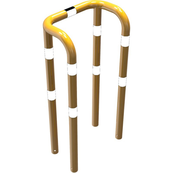 Stone HGS valbeschermbeugel -Solid- 90° dubbele balk, 750x1150mm / voor inzetting in beton, 477.69bg