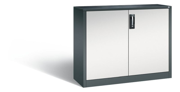 C+P gereedschapskast Acurado, H1000xB1200xD400mm, kleur: antracietgrijs/lichtgrijs, verzonken handgreep, 8830-000 S10261