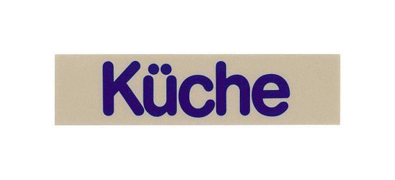 Contact woordplaat KEUKEN, 7673/002