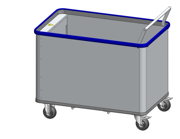 Gmöhling vloerwagen met veren G®-ERGO vario smart grip D 1408 / 350, 1000 x 650 x 580 mm, 222140827