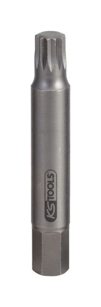 KS Tools 10mm speciale bit, meertand, M10, 75mm, 150.3110