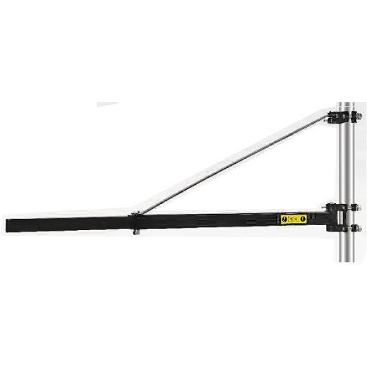 ELMAG zwenk-/draagarm voor ESW 999, voor montage op vierkante buis 40x60 mm, 33425