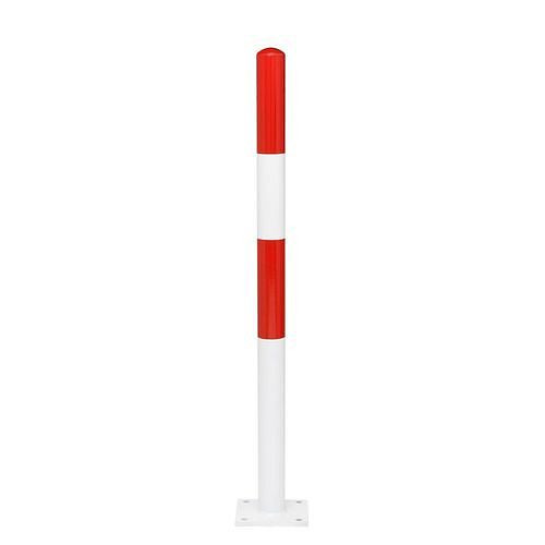 Schake afzetpaal staal, kunststof gecoat, voor deuvels, hoogte 1000 mm, ∅: 90 mm, 310827