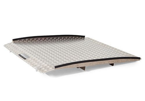 DENIOS oprijplaat van aluminium, B 908 x D 933 mm, 216-658