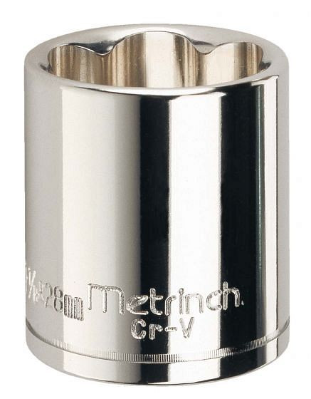 Metrinch 1/4" dopsleutel 10mm en 3/8", MET-1410