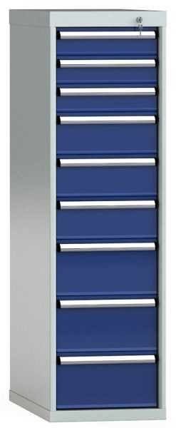 KLW ladekast 1450 x 419 x 750 mm H x B x D, inbouwmaten: 1350 mm, indeling: 18x36 stuks, SDB1450-09EP-001