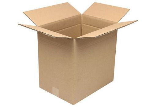 TransPak golfkartonnen vouwdoos 2-wandig, binnenmaat 380 x 275 x 370 mm, kwaliteit 2.20BC, verpakking: 20 stuks, 299339
