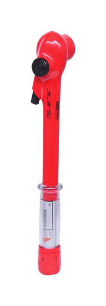 KS Tools 1/2" momentsleutel met beschermende isolatie en omschakelbare ratelkop, 5-50Nm, 117.1300