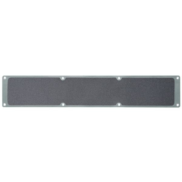 Meelbroek antislipplaat aluminium met m2 antislipcoating, universeel grijs 114x1000mm, APM1AF2