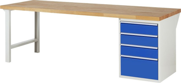 RAU werkbank serie 7000 - model 7510, B2500 x D900 x H890 mm, 13-7510A1-259B4M.11