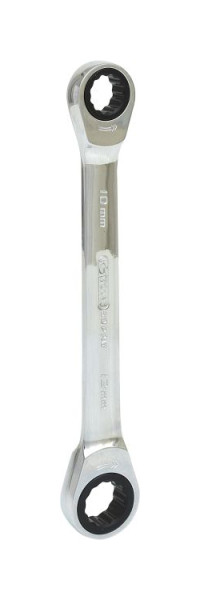 KS Tools GEARplus dubbele ratelringsleutel, 10x13mm, 503.4512