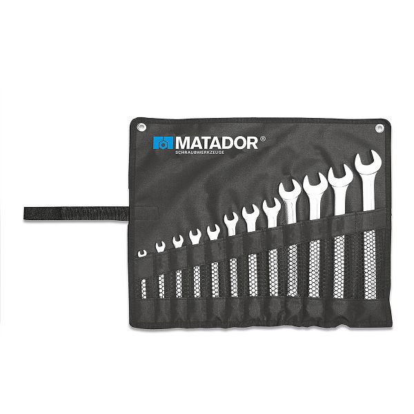MATADOR dubbele steeksleutelset, 12 stuks, 6 X 7 - 30 X 32 MM, 0100 9120