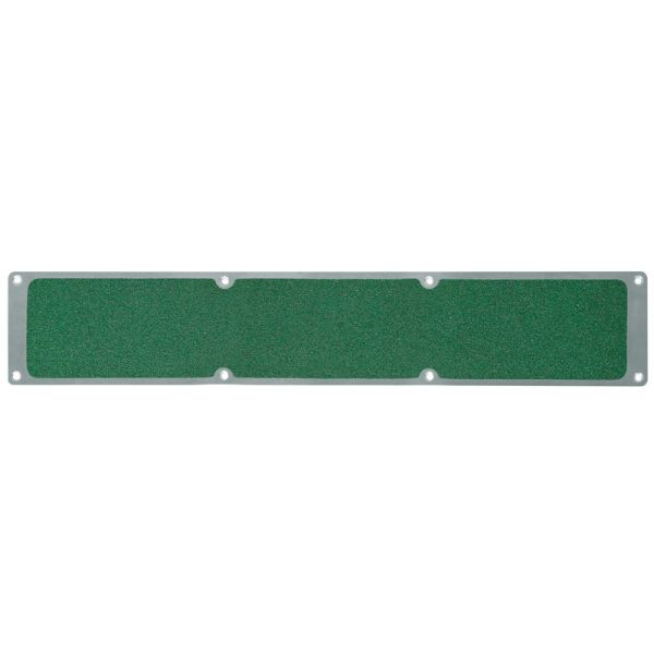 Meelbroek antislipplaat aluminium met m2 antislipbekleding, universeel groen 114x1000mm, APM1UF2