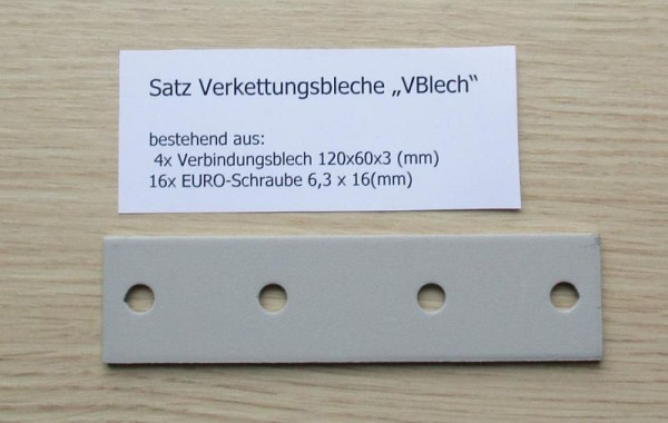 Hammerbacher verbindingsplaten (4 stuks) of tussenplaten, VBLECH