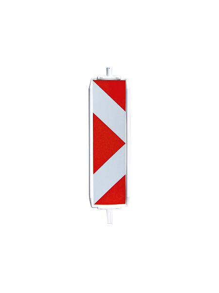 Schake kunststof zwaailamp type 40, mof onder 40 x 40 mm, boven Ø42 mm, folie type 1, pijlvormig, dubbelzijdig rechts/links wijzend, 36045P
