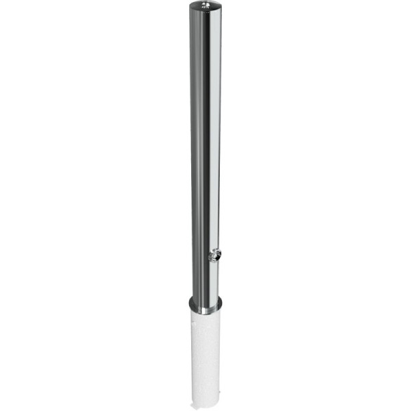 Stone HGS afzetpaal -Bollard-, afneembaar, driehoekslot volgens DIN 3223, sluiting onderaan, geen oogjes, diameter: Ø 76 mm, 4072f