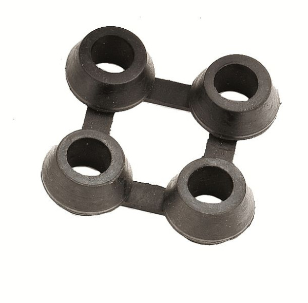 Growi connector voor ringgat rubberen mat, zwart, 10040360