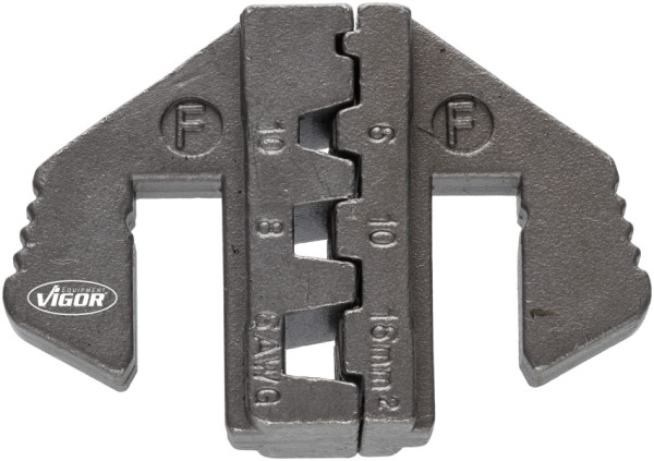 VIGOR krimpinzet F: voor adereindhulzen groter dan 6,0 mm2, V2499-F