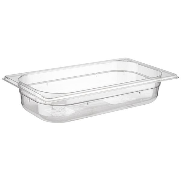APS GN 1/3 bak, 32,5 x 17,6 cm, diepte: 65 mm, polycarbonaat, 2,4 liter, 82018