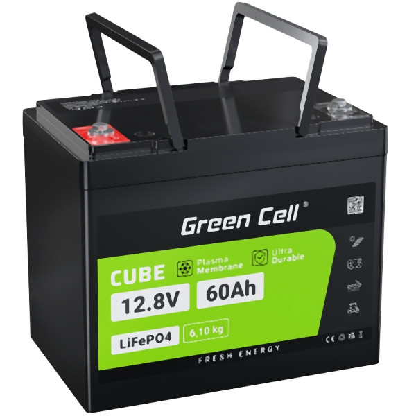 Green Cell LiFePO4 768Wh accu Lithium-ijzerfosfaat accu 60 Ah, CAV11