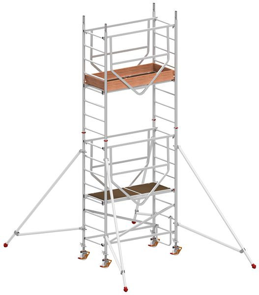 HYMER ADVANCED SAFE-T rolsteiger volgens DIN EN 1004, modules 1 + 2, framedeelbreedte 0,72 m, platformlengte 1,58 m, reikhoogte 5,25 m, 707005