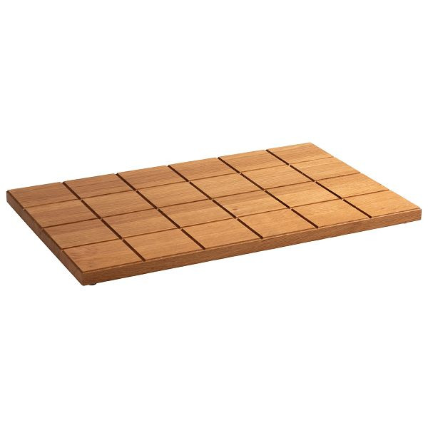 APS GN 1/1 buffetplank -VIERKANT-, 53 x 32,5 x 2,5 cm, eikenhout, geolied, met antislipvoetjes, 00758