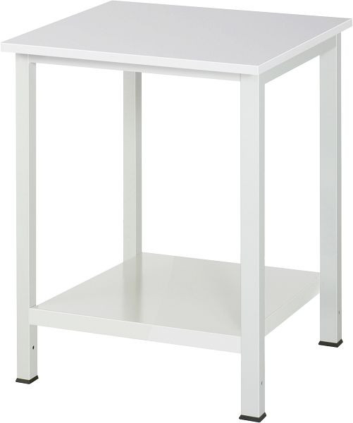 RAU werktafel serie 900, B750 x D800 x H825mm, werkblad voorzien van melamineharscoating, dikte 22mm, met plankdiepte 650mm, 03-900-6-M22-07.12