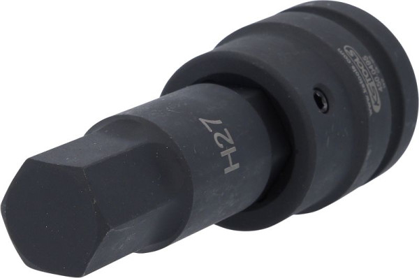 KS Tools Slag-bitdop 1", binnenzeskant, lang, 27 mm, 450.0495