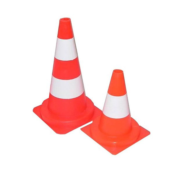 NESTLE verkeerskegel PVC, wit-rood, 32cm, voor verkeersveiligheid, 19806000
