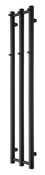 TVS badkamerradiator KIRO 3, zwart, 1400 x 265 mm, KIRO3SO