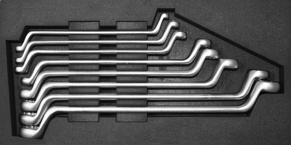 SW-Stahl gereedschapinzet, dubbele ringsleutel, 8 stuks, Z2533-2