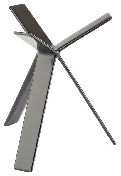 APS buffetstandaard -STAR-, hoogte: 18 cm, metaal, zwart gecoat, voorzien van antislip rubberen coating, 33262