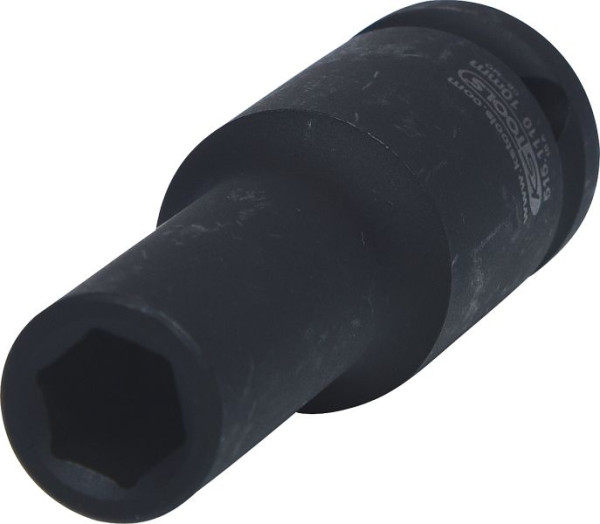 KS Tools 1/2" slagdop, zeskant, lang, 10 mm, 515.1110