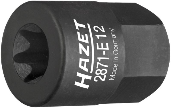 Hazet turbocompressor / spruitstuk TORX®-inzetstuk, buitenzeskant 17 mm, extern TORX®-profiel, E12, 2871-E12