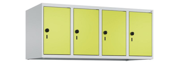 C+P kastopzet Classic PLUS, bovenkast, 7035/0024, veiligheidsdraaisluiting, 500x1200x500mm, 4 vakken, 080090-40 S10010