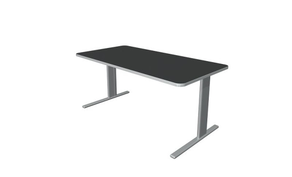 Kerkmann Unic bureau B 1600 x D 800 x H 750 mm, antraciet, 11333713