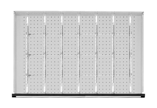 ANKE ladescheidingsset; voor lade 930 x 540 mm (BxD); 1/6 divisie