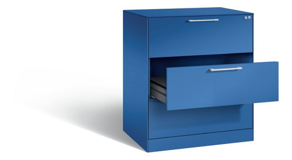 C+P archiefkast Asisto, H1010xB800xD600mm, kleur: gentiaanblauw, beugelgreep, 146243-322 S10035